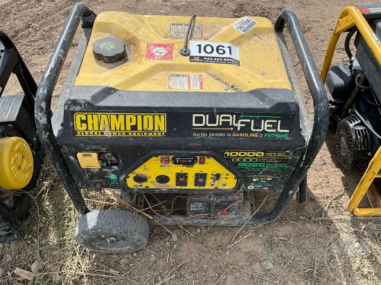 2020 CHAMPION 100297 8000 WATTS PORTABLE GENERATOR SN: 20MAY2500916