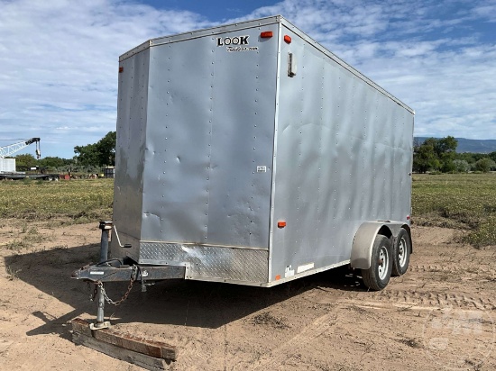2017 LOOK 7 FT X 14 FT T/A ENCLOSED TRAILER VIN: 53BLTEA26HT014465