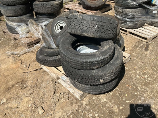 PALLET OF (11) TIRES VARIOUS SIZES