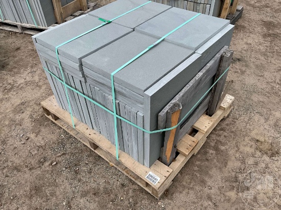 PALLET OF PENNSYLVANIA BLUE STONE PAVERS QTY OF (4) 23