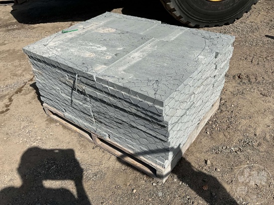 PALLET OF PENNSYLVANIA BLUE STONE PAVERS QTY OF (13) 30”......