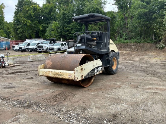 2006 INGERSOLL RAND SD-77DX TF SINGLE DRUM VIBRATORY ROLLER SN: 187387