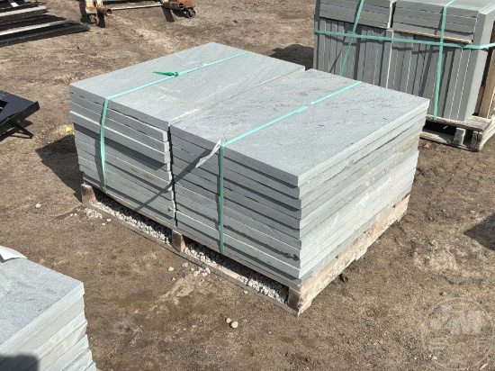 PALLET OF PENNSYLVANIA BLUE STONE PAVERS 35 1/2”...... X 23