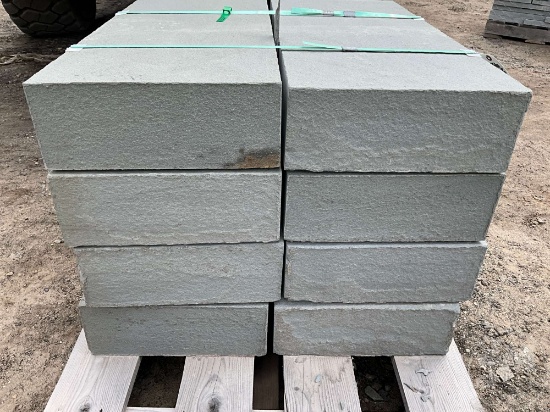 PALLET OF PENNSYLVANIA BLUE STONE PAVERS QTY OF (8) 36”......