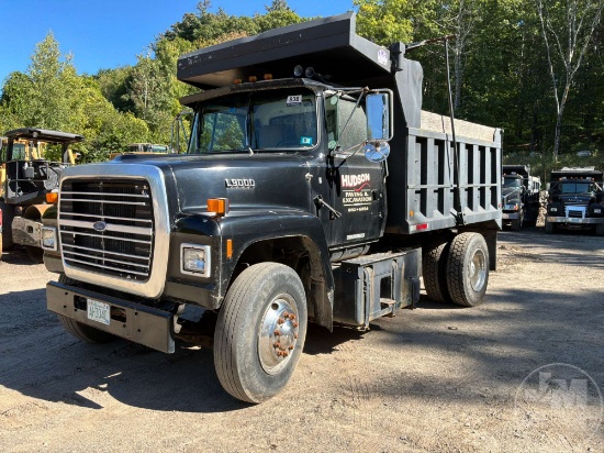 1993 FORD L9000 SINGLE AXLE DUMP TRUCK VIN: 1FDYK90R0PVA03621