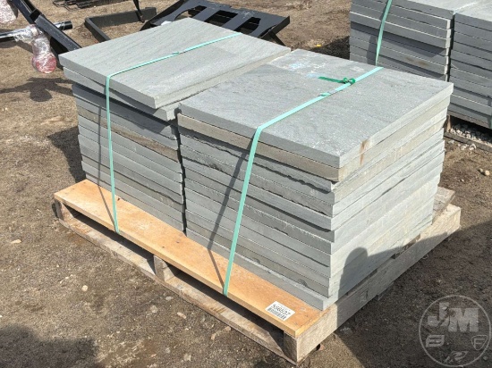 PALLET OF PENNSYLVANIA BLUE STONE PAVERS 23 1/2”...... X 23