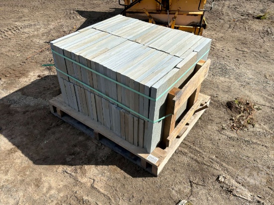 PALLET OF PENNSYLVANIA BLUE STONE PAVERS 17 1/2”...... X 11