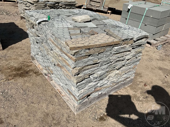 Pallet Of Pennsylvania Blue Stone Pavers Irregular Pavers