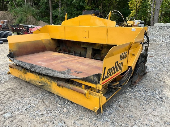 1999 Leeboy L1000t Crawler Asphalt Paver Sn: 1074b