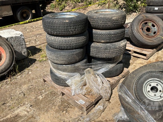 PALLET OF (10) TIRES VARIOUS SIZES