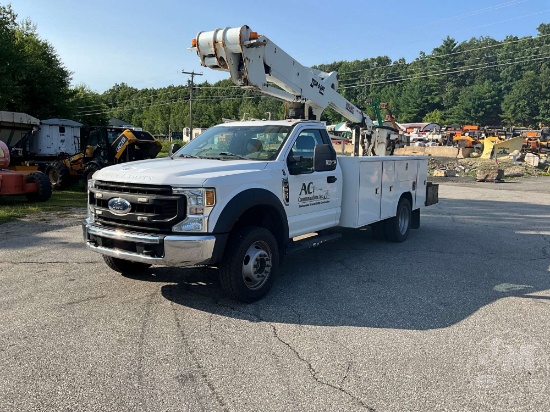 DTAS-38TS 2020 FORD F-550 XL ARTICULATING & TELESCOPIC BUCKET TRUCK VIN: 1FDUF5HN2LDA11393