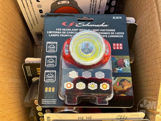 Unused Schumacher Sl207r (12) Led Headlamps With 15 Light Patterns