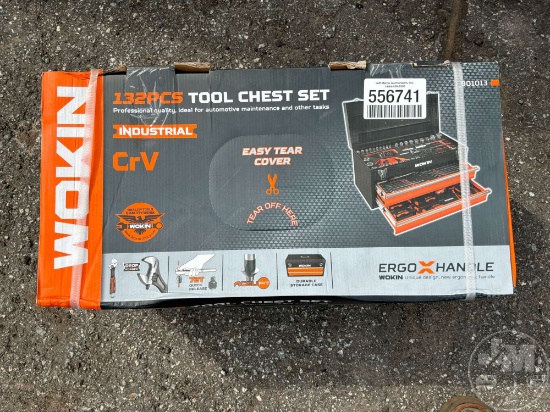 Unused Wokin 901013 132 Pcs Tool Chest Set