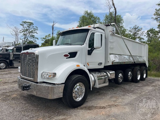 2015 PETERBILT 567 QUAD AXLE DUMP TRUCK VIN: 1NPCL40X6FD287413