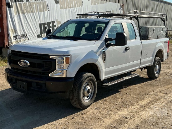 2021 FORD F-250 XL EXTENDED CAB 4X4 PICKUP VIN: 1FT7X2B6XMEC71549