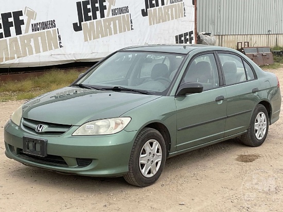 2004 HONDA CIVIC VIN: 1HGES16484L023502 FWD