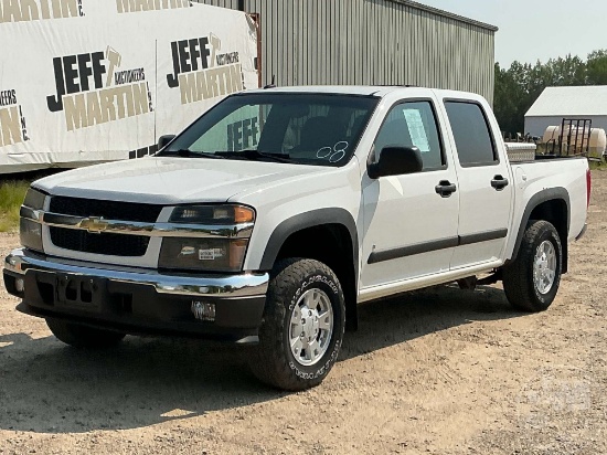 2008 CHEVROLET COLORADO CREW CAB 4X4 PICKUP VIN: 1GCDT33E588199934