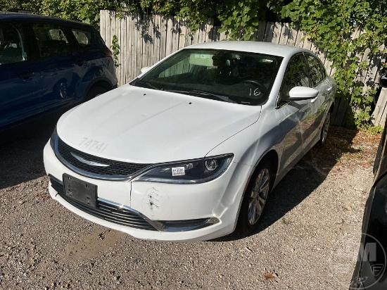 2016 CHRYSLER 200 SEDAN VIN: 1C3CCCAG6GN122431