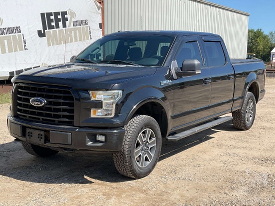 2015 Ford F-150 XLT Crew Cab 4x4 Pickup Vin: 1ftfw1ef7ffb83222
