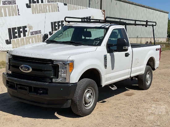 2017 Ford F-250 Xl Regular Cab 4x4 Pickup Vin: 1ftbf2b62hed59823