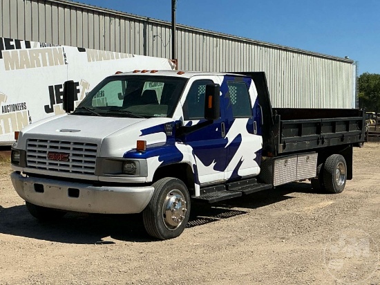 2007 GMC C5500 SINGLE AXLE DUMP TRUCK VIN: 1GDE5E1277F402962