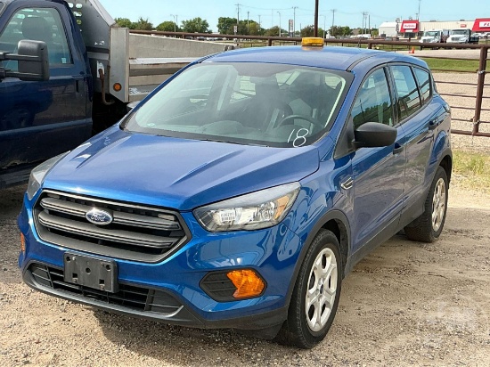 2018 FORD ESCAPE SUV VIN: 1FMCU0F78JUD30061