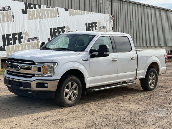2018 FORD F-150 XLT CREW CAB 4X4 PICKUP VIN: 1FTFW1EG6JKC58663