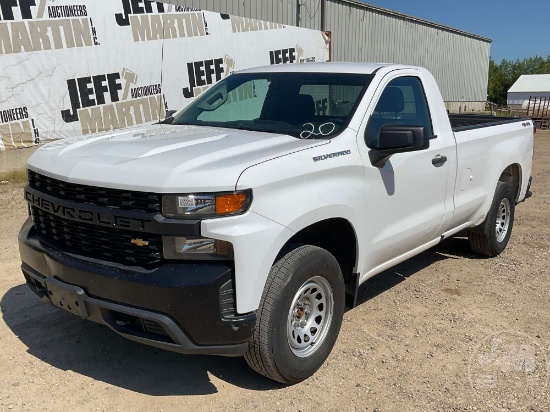 2020 Chevrolet Silverado Wt Regular Cab 4x4 Pickup Vin: 3gcnyaeh5lg131797