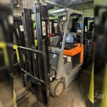 2003 TOYOTA 7FBCU15 3000 CUSHION TIRE FORKLIFT SN: 61551