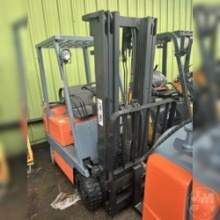 1990 TOYOTA 5FGCU15 3000 CUSHION TIRE FORKLIFT SN: AS IS