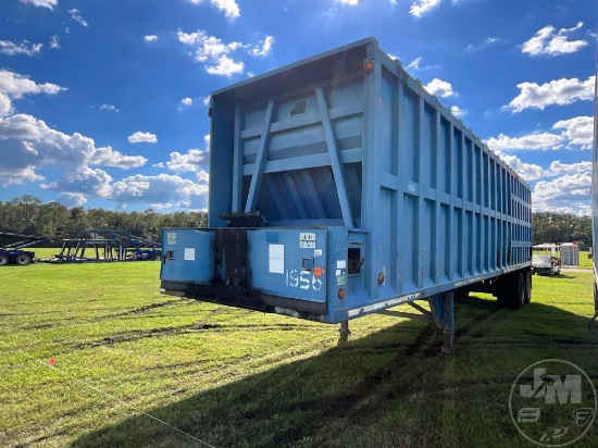 2007 BREVARD SOMERSET WELDING & STEEL INC SP004 T/A SANITATION PUSH OUT TRAILER VIN: 1S94S40217M0060
