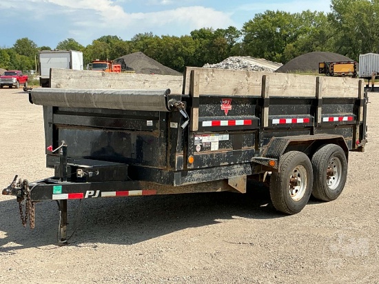 2018 PJ 7'X14' DUMP TRAILER VIN: 4P5D71423J1280755