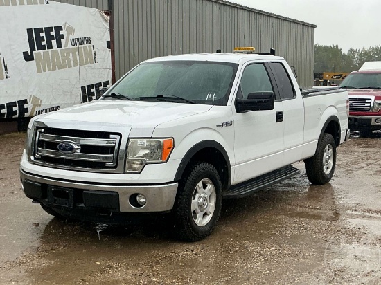 2014 Ford F-150 XLT Extended Cab 4x4 Pickup Vin: 1ftfx1ef7ekf11080