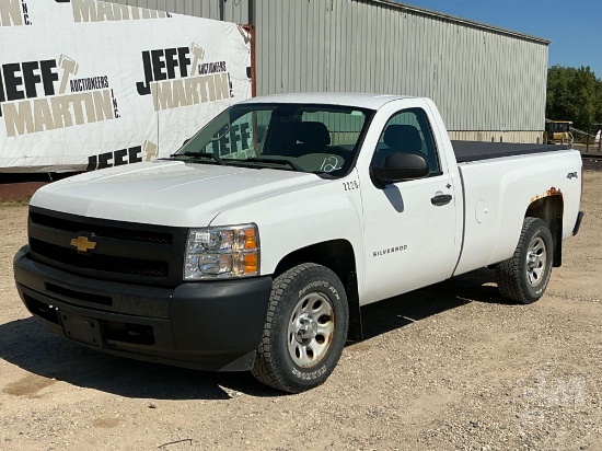 2012 Chevrolet Silverado Regular Cab 4x4 Pickup Vin: 1gcnkpe07cz184046