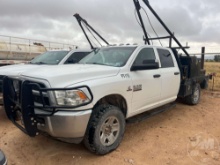 2018 DODGE RAM 3500 HD S FLATBED TRUCK VIN: 3C63R3GL2JG181501