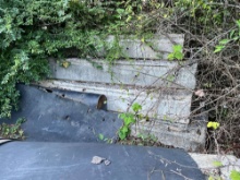 STACK OF CONCRETE BRIDGE GAPS