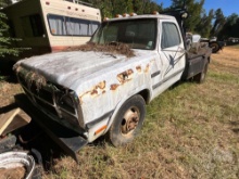 1992 DODGE D-SERIES S/A FLATBED TRUCK VIN: 1B7ME36C0NS572252