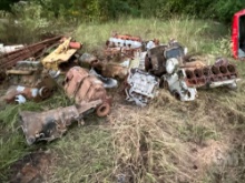 LOT OF VARIOUS MAKES ENGINES, TRANSMISSIONS, AND REARENDS