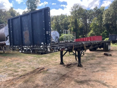 1987 Utility Trailer Manufacturer 48'X96" Steel Flatbed Trailer VIN: 1uyfs2454ja894801