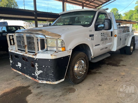 2002 Ford F-450 Sd Single Axle Wrecker Vin: 1fdxf46f22ec73443