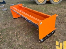 UNUSED KC PUSHER W/ PULL-BACK STEEL BLADE 8 FT
