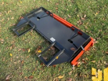 UNUSED KC SKID STEER FORK FRAME W/42" FORKS 45 INCH