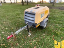 2018 ATLAS COPCO XAS110 110 CFM TRAILER MOUNTED AIR COMPRESSOR SN: APP549755