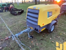 2022 ATLAS COPCO XAS185 185 CFM TRAILER MOUNTED AIR COMPRESSOR SN: APP860519