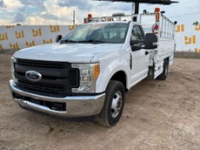 2017 FORD F-350XL SD S/A UTILITY TRUCK VIN: 1FDRF3G64HEE28276