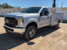 2019 FORD F-350 XL SD S/A UTILITY TRUCK VIN: 1FDRF3HT7KDA05211