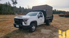 2021 CHEVROLET SILVERADO SINGLE AXLE DUMP TRUCK VIN: 1GB3YSE72MF219900