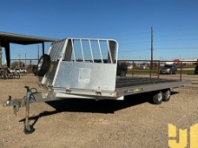 2019 ALUMA 8622 V-NOSE SNOWMOBILE TRAILER 8'X22' EQUIPMENT TRAILER VIN: 1YGSF2228KB193332