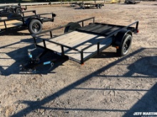 UNUSED 2027 TRIPLE CROWN TRAILERS, INC LD6X10 6'X10' UTILITY TRAILER VIN: 1XNBU1015V2052996