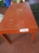 Red wooden Table. 24W X 46L X 24H